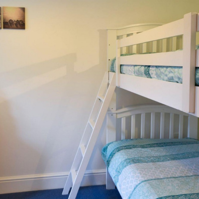 Full sized bunk beds in bedroom 2
