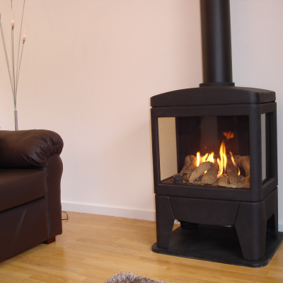 New generation gas log burner effect burner. Looks and feels like the real thing but without the mess.