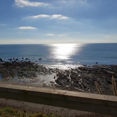 View from Portwrinkle Beach Cafe