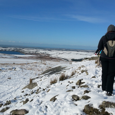 Winter on Bodmin Moor,only 1 mile away
