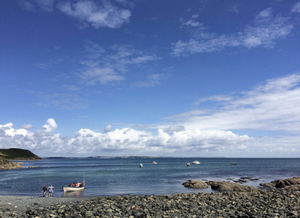 Porthallow Beach Relaxing Cornwall