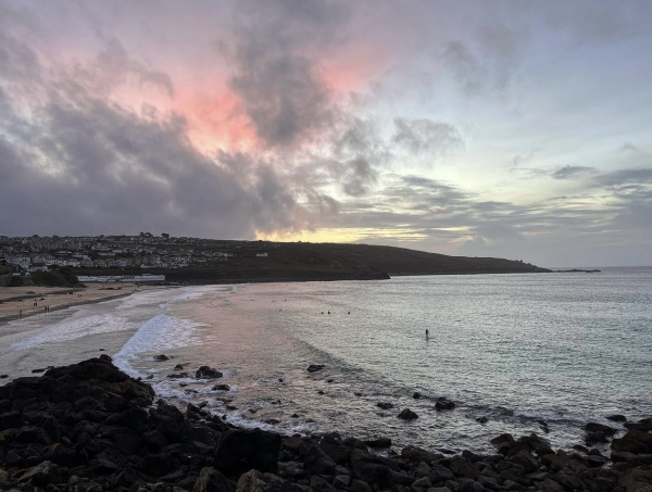 St Ives Coastal Sunset Beach Walk