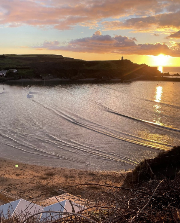 Sea Swim Photo Perranporth Cornwall