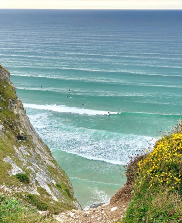 C:\fakepath\Pinch, punch! How is it September already Another day for great surf on the north coast   Watergate Bay looking amazing